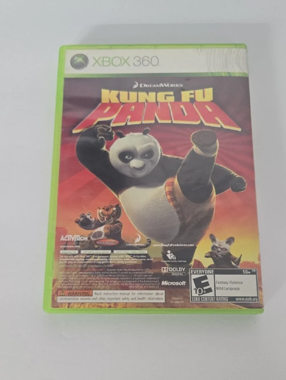 Kung Fu Panda N Indiana.. Double Pack.. Both Have Being Played For About 10 Mins